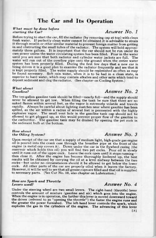 1925 Ford Owners Manual Page 27